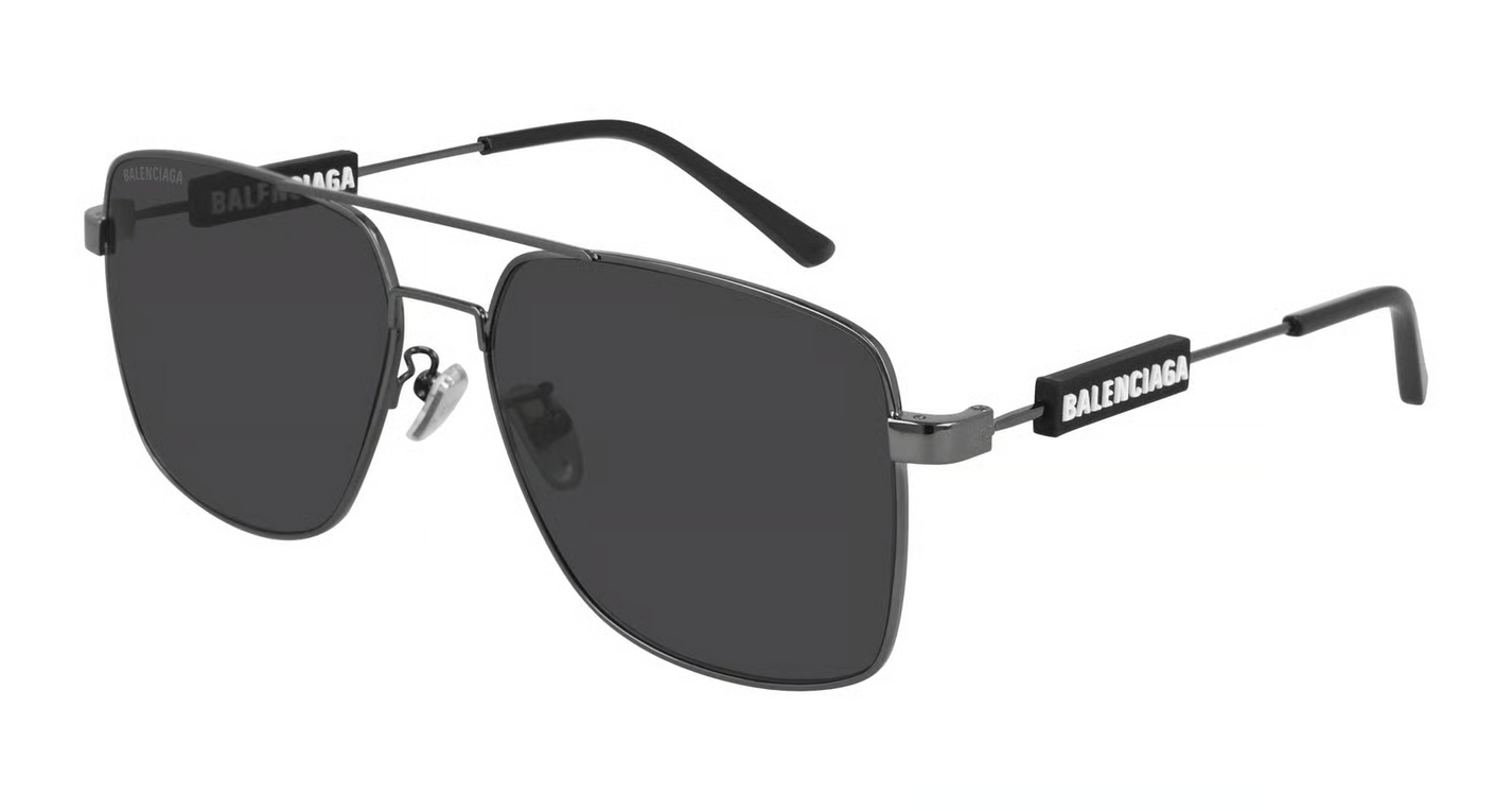 Men's Shiny Gun Metal Navigator Sunglasses