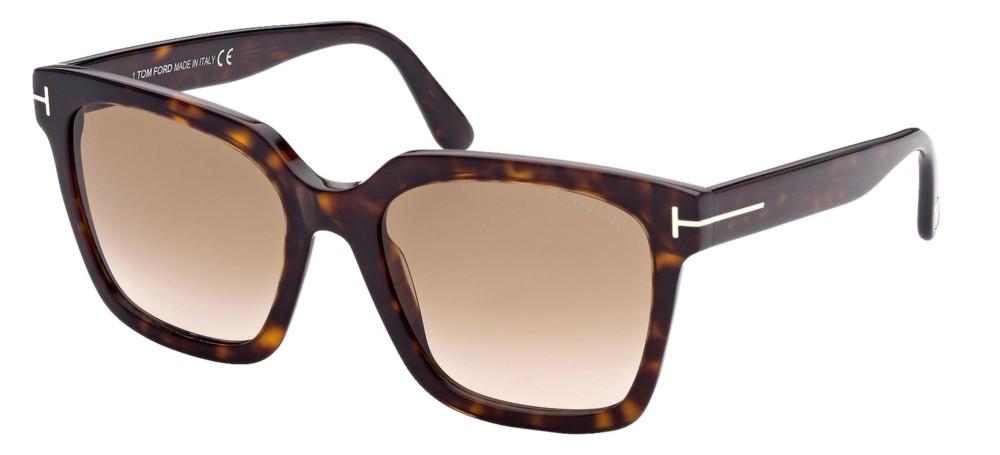 Selby Havana Geometric Sunglasses