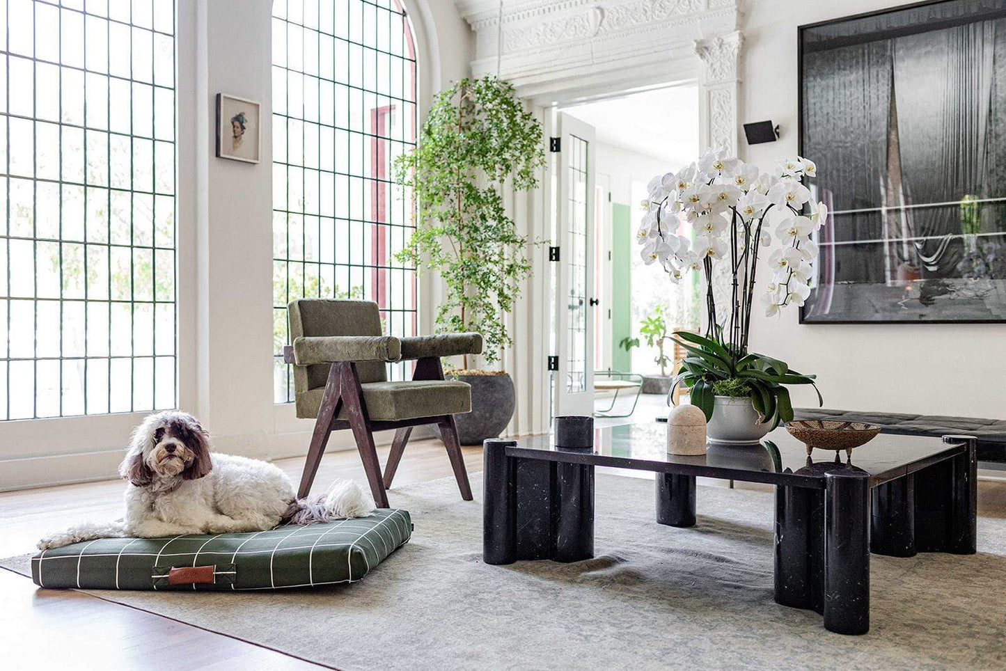 Grid Dog Bed by Laylo