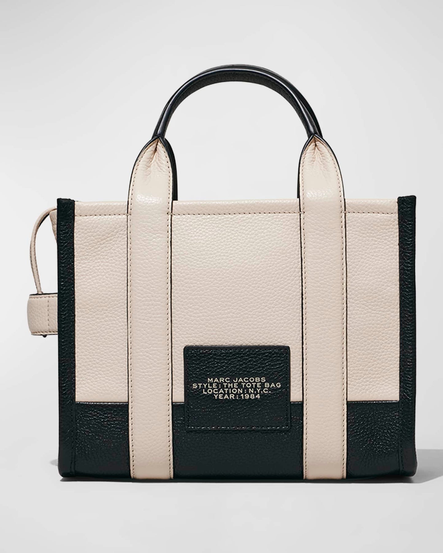 The Colorblock Mini Leather Tote Bag