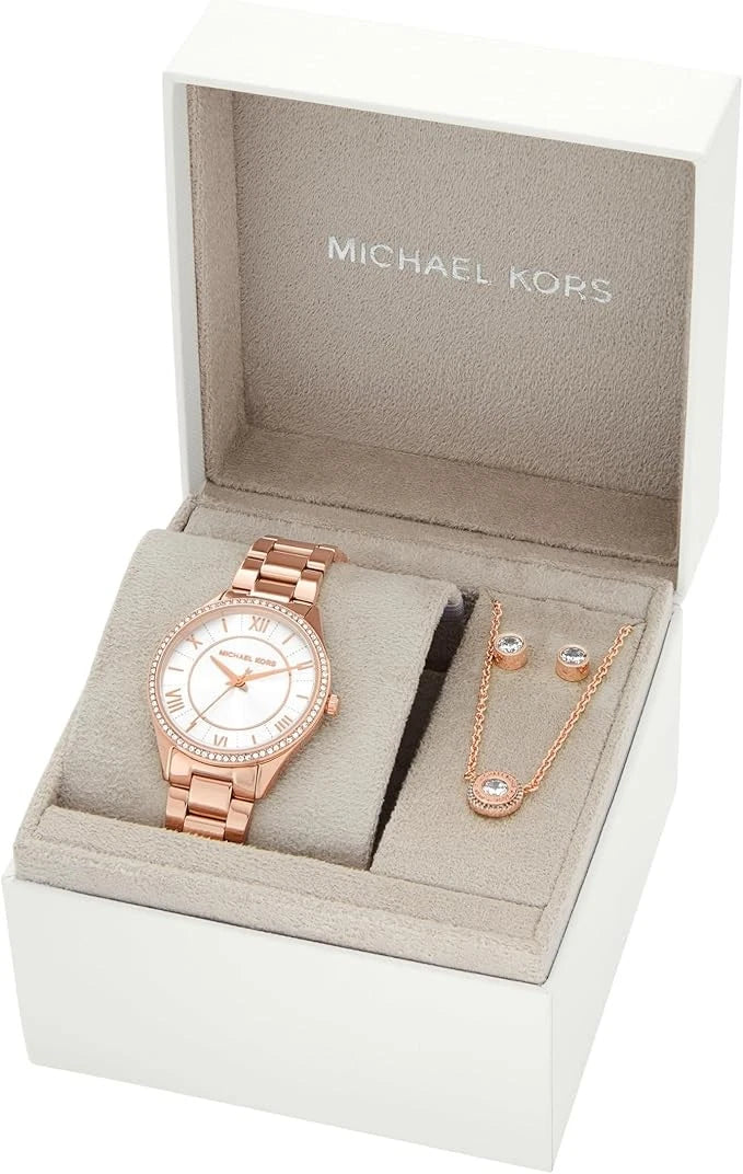 Lauryn Rose Gold Stainless Steel Set