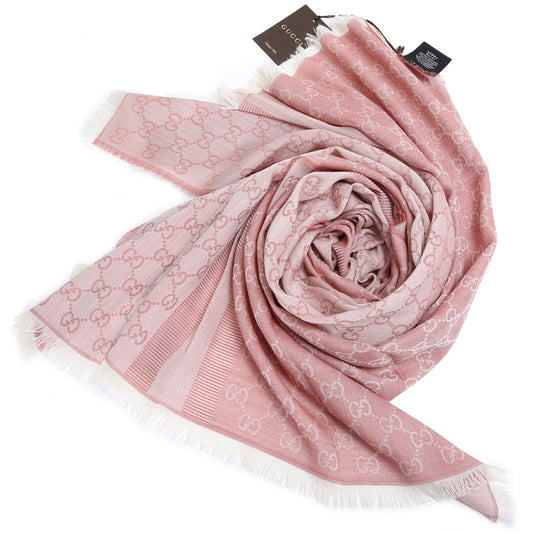 Jacquard Silk Wool Shawl