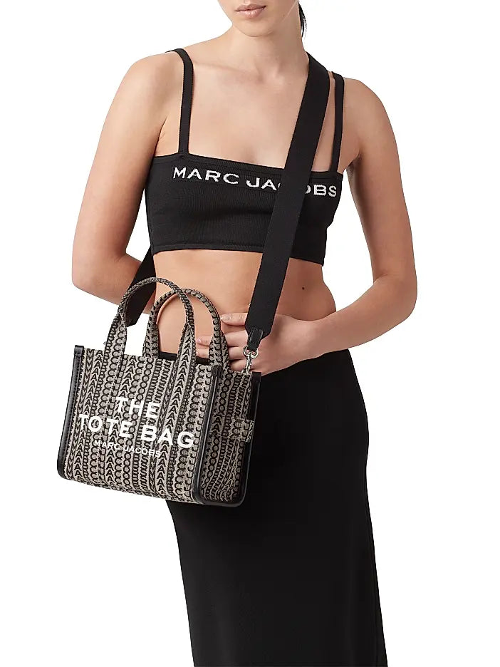 Small Monogram Jacquard Tote