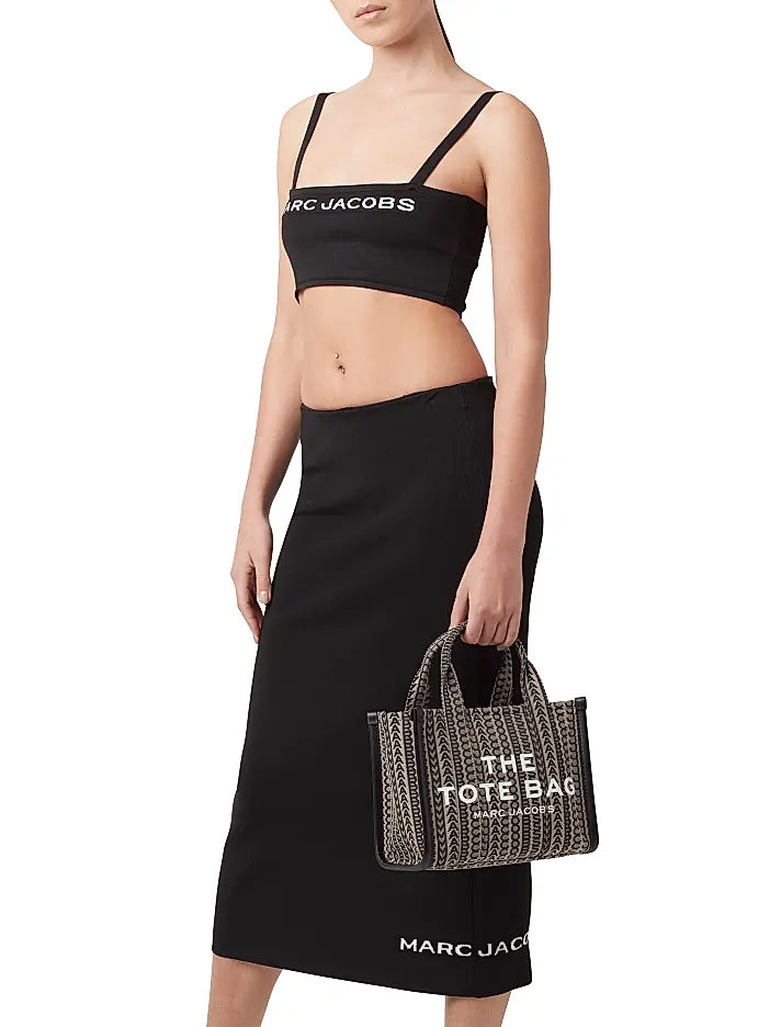 Small Monogram Jacquard Tote
