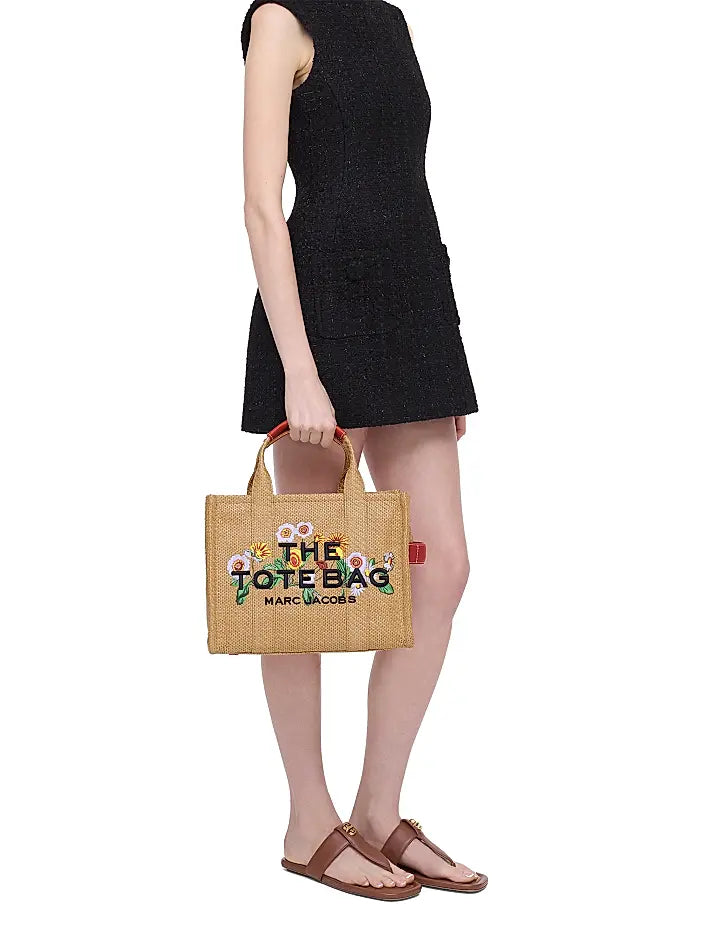 The Daisy Woven Medium Tote Bag