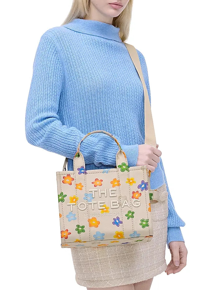 The Wild Daisy Canvas Small Tote Bag