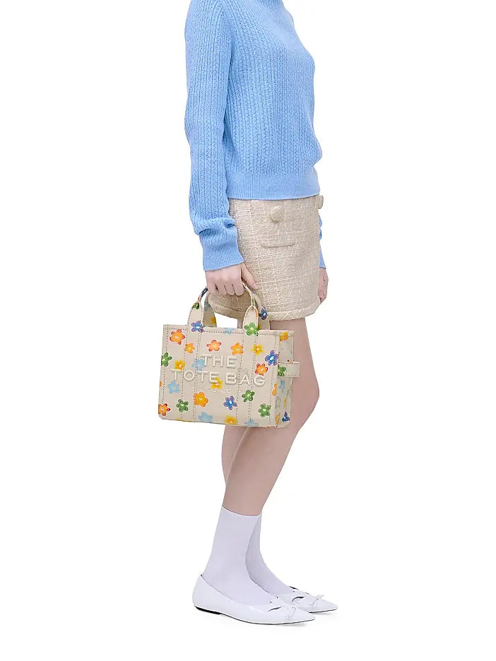 The Wild Daisy Canvas Small Tote Bag