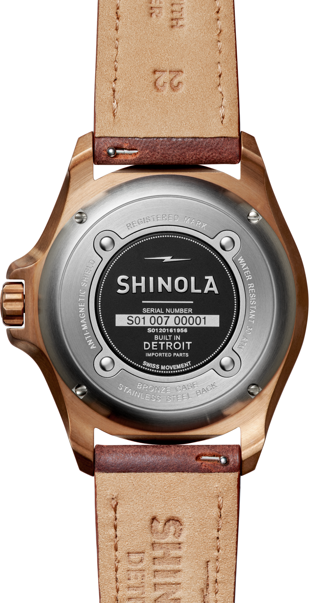 Mens' Bronze Monster Automatic Watch 43mm