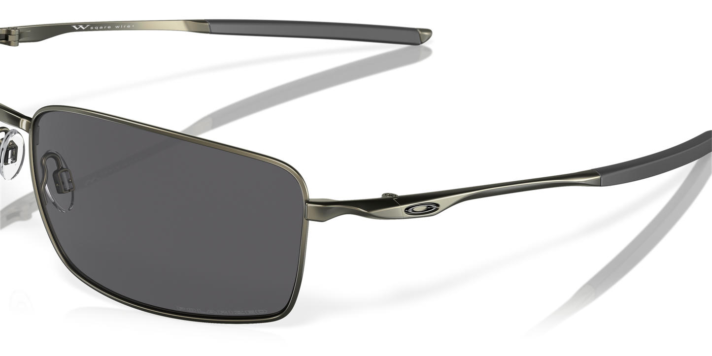 Square Wire Polarized Sunglasses