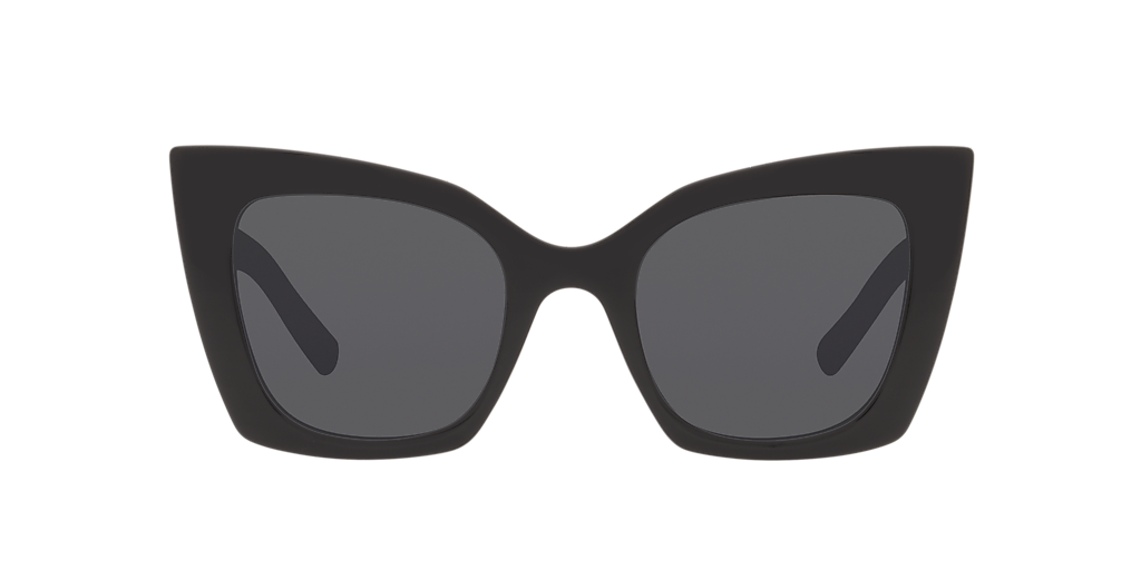 Women's Shiny Black Cat Eye Sunglasses