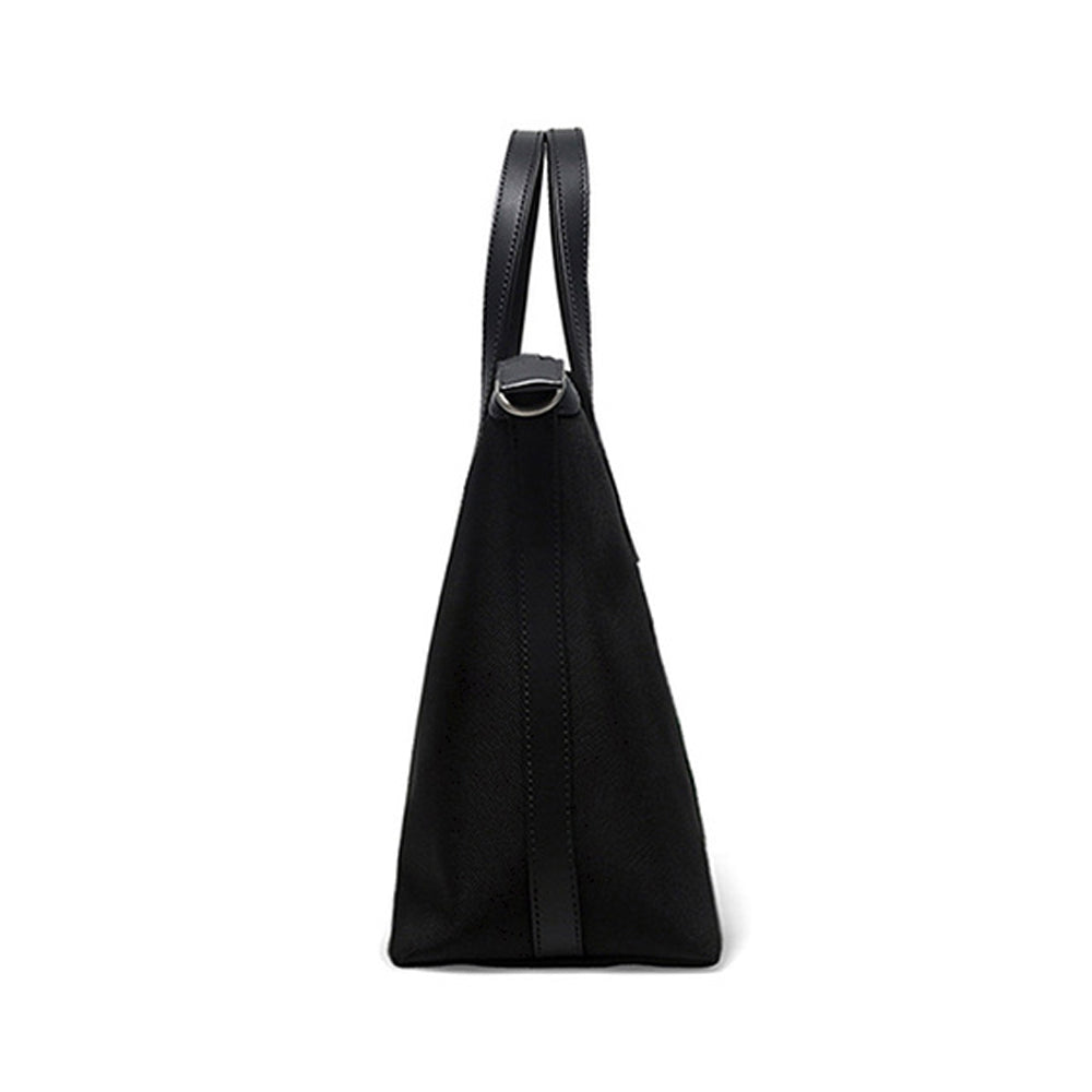 Black Web Stripe Tote Shoulder