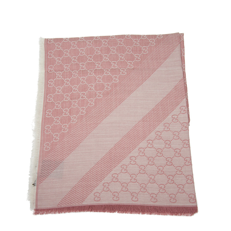 Jacquard Silk Wool Shawl