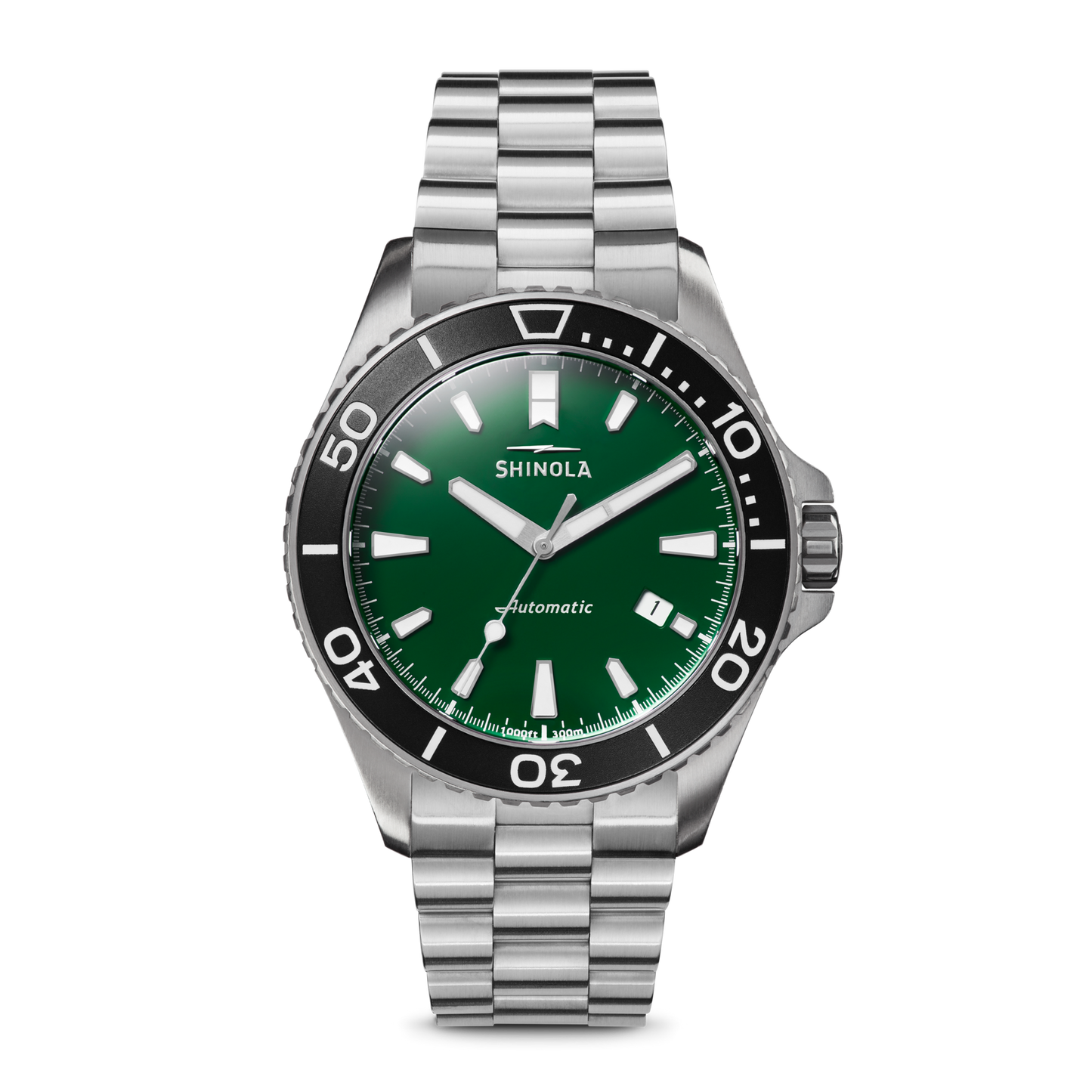 Mens' Lake Ontario Monster Automatic Stainless Steel Watch 43mm