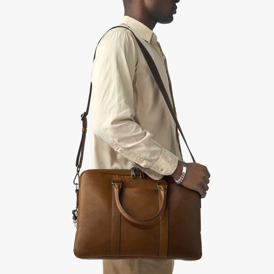 Computer Briefcase Brown