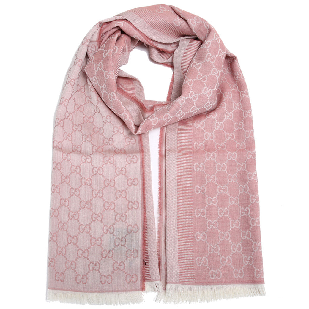 Jacquard Silk Wool Shawl