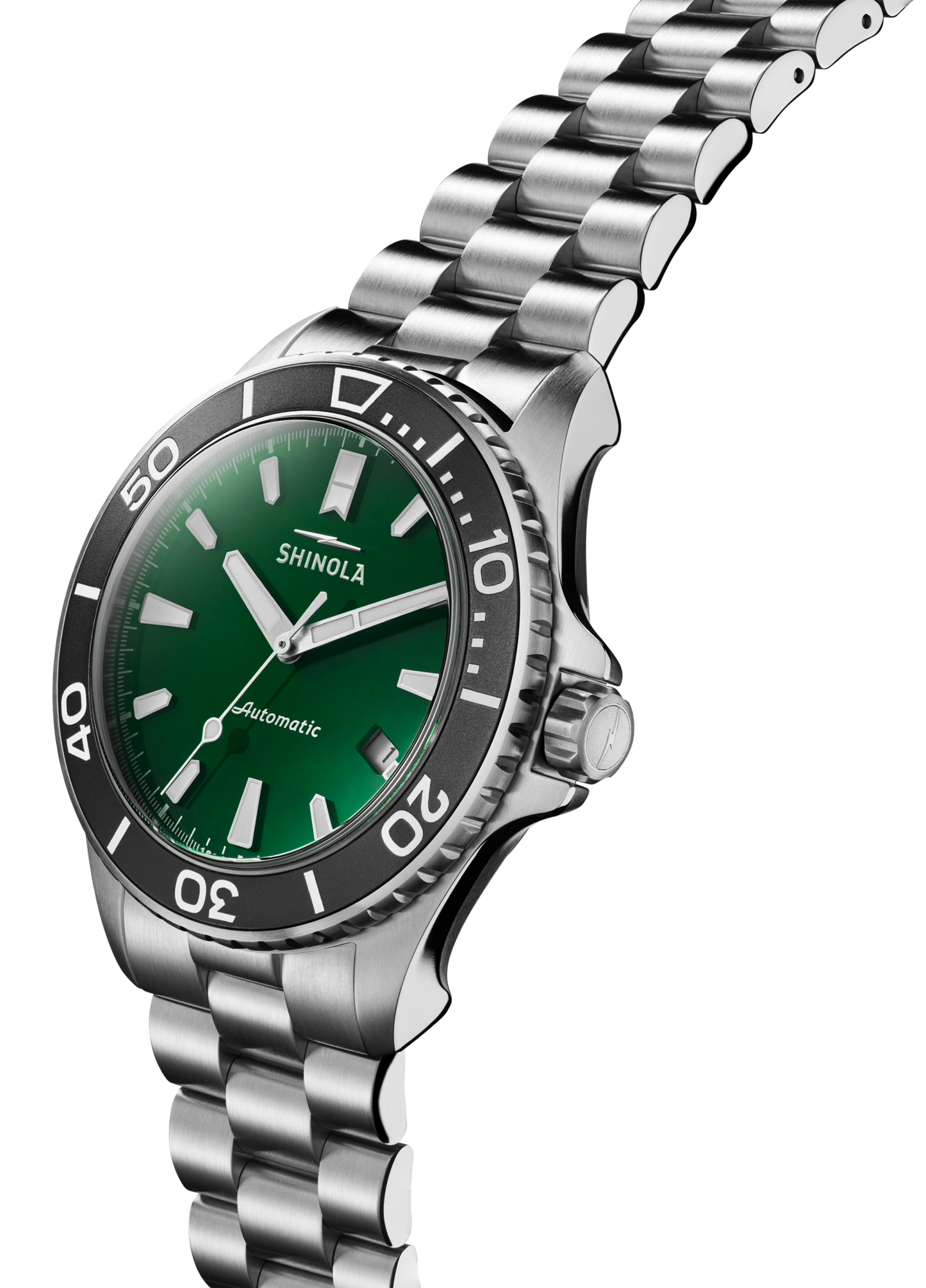 Mens' Lake Ontario Monster Automatic Stainless Steel Watch 43mm