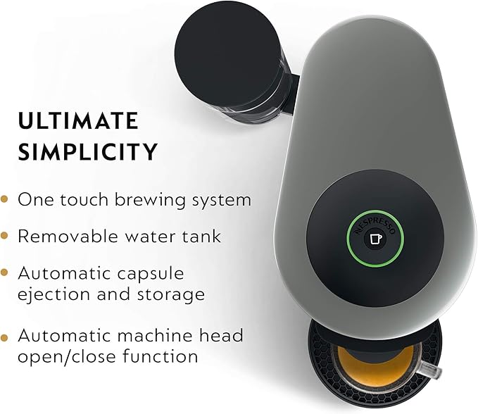 Nespresso Vertuo Plus Coffee and Espresso Machine by De'Longhi with Aeroccino
