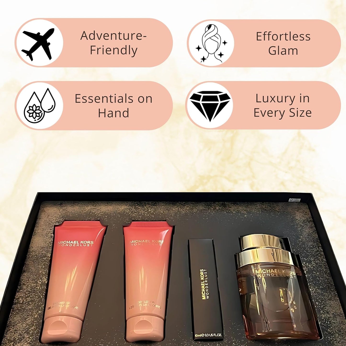 Womens Wonderlust 4 Piece Gift Set
