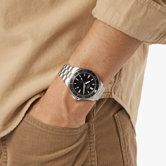 Mens' Lake Superior Monster Automatic Stainless Steel Watch 43mm