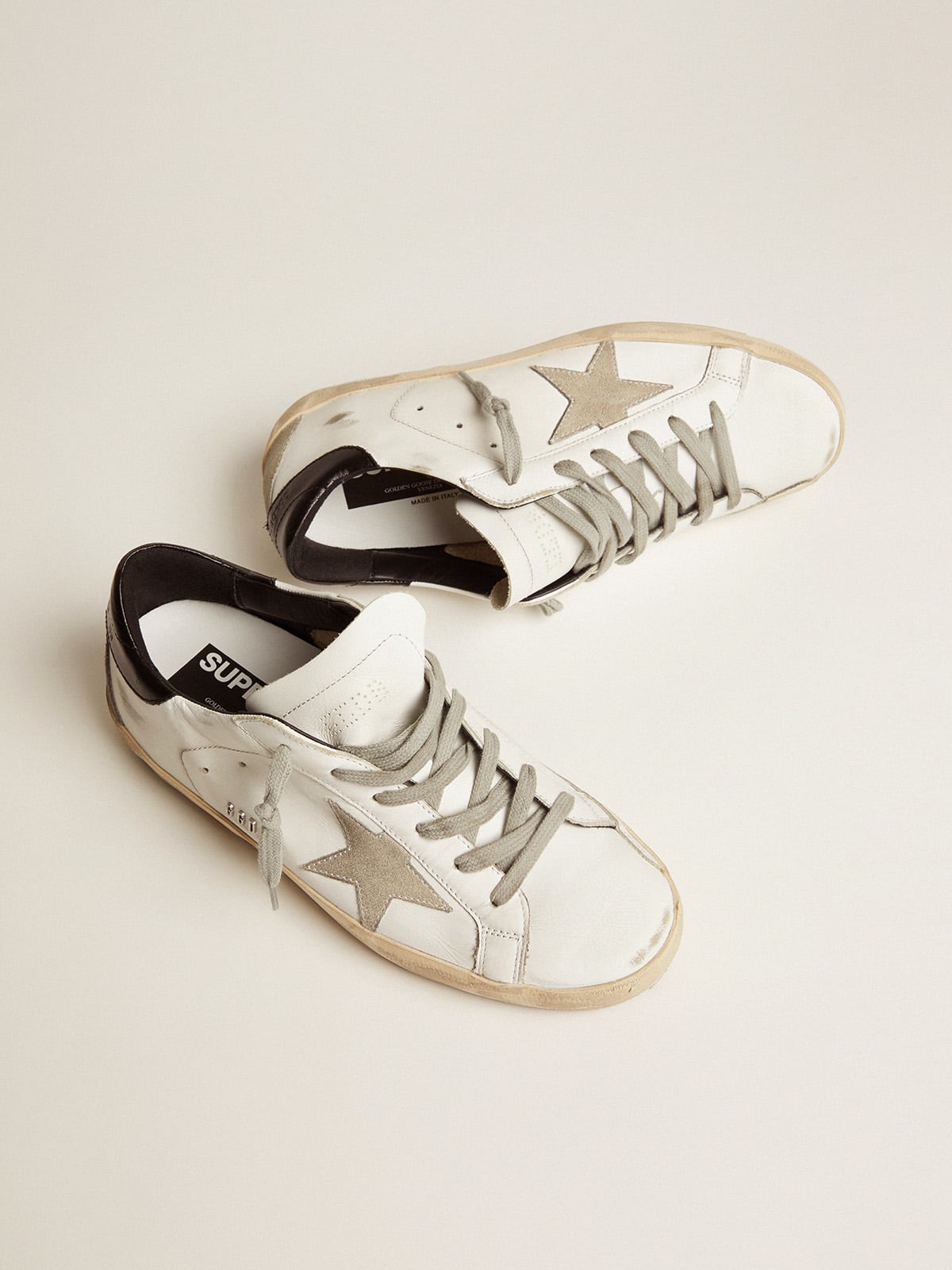 Superstar Leather Sneakers with black tab