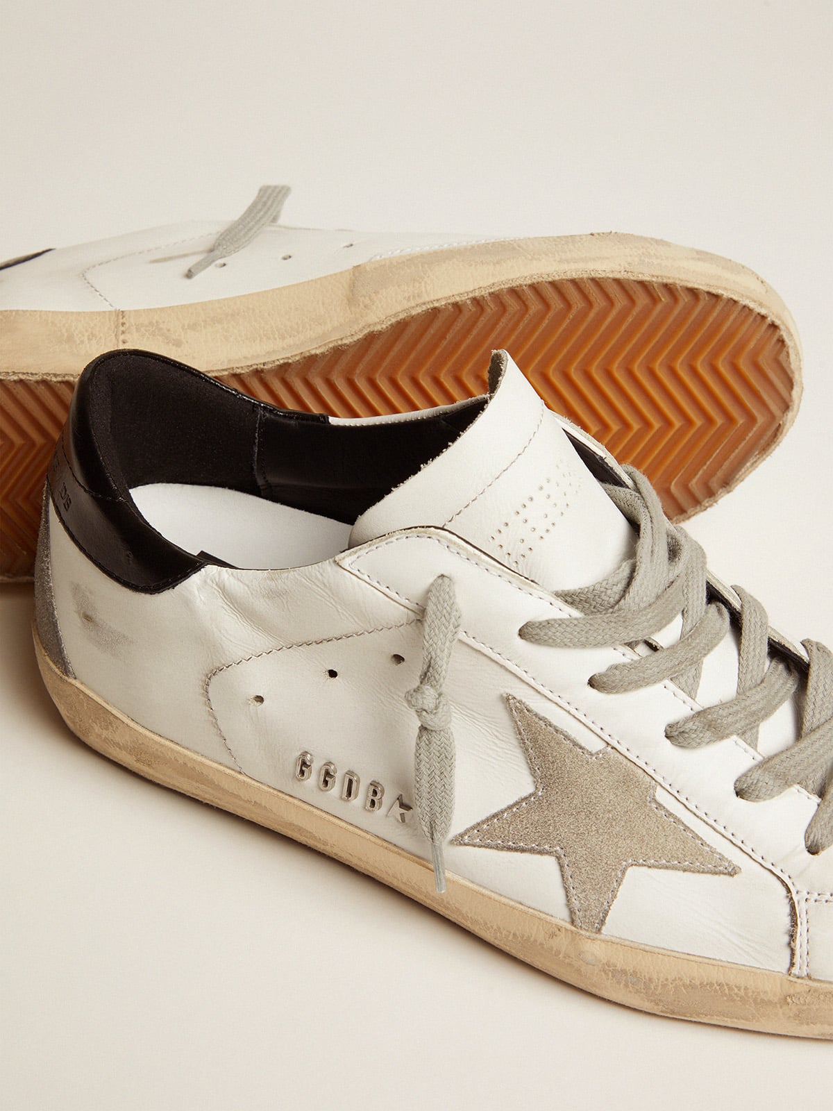 Superstar Leather Sneakers with black tab