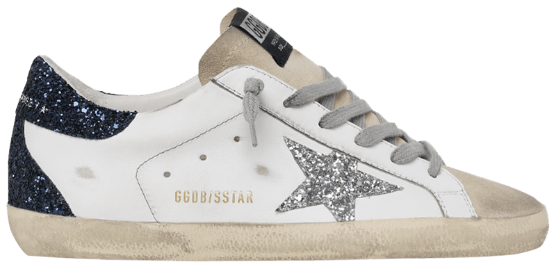 Golden Goose Superstar 'White Silver Blue Glitter'