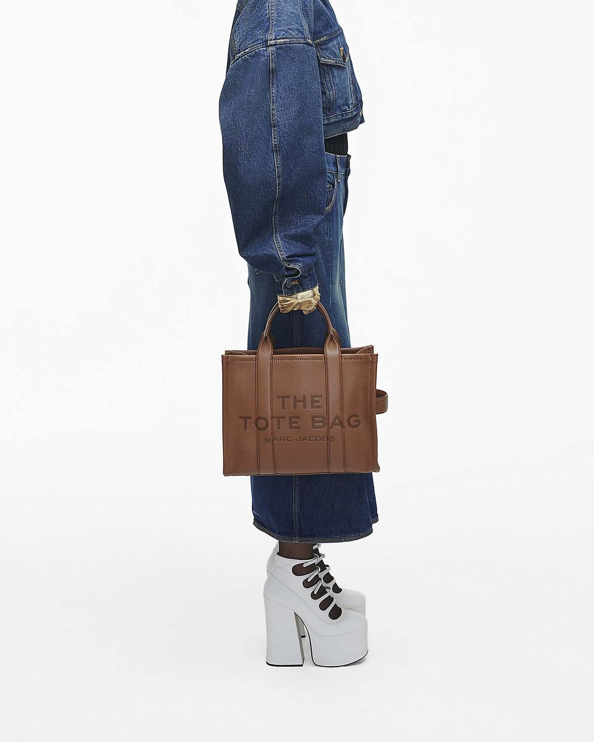 The Leather Medium Tote Bag