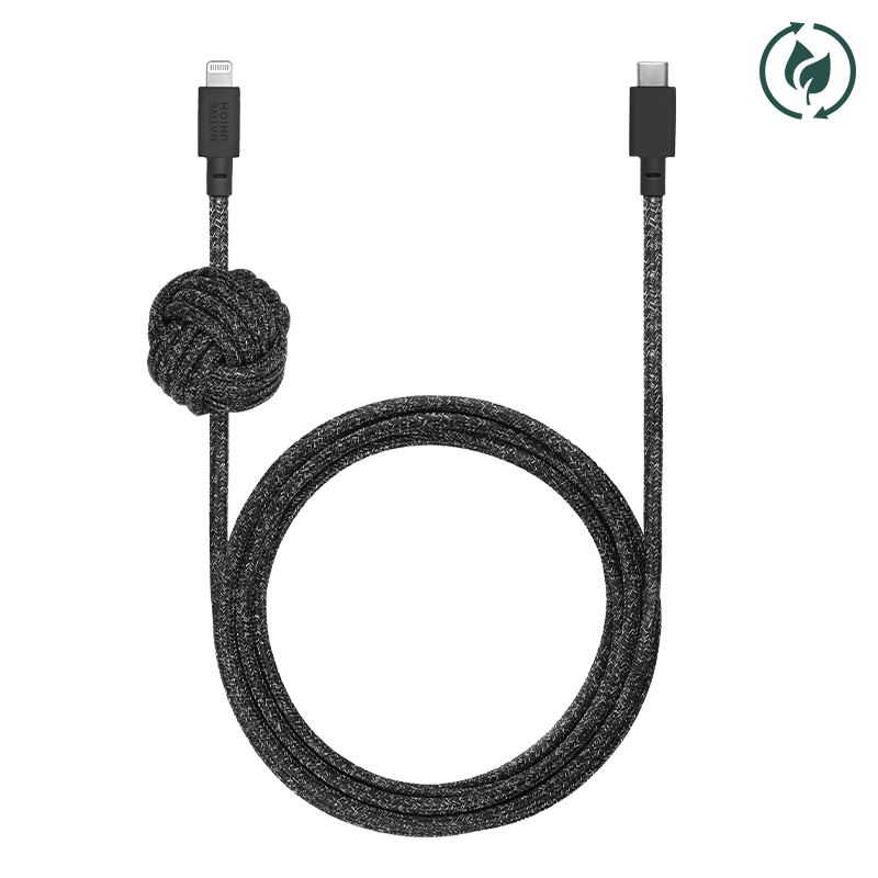 10ft Night Cable - USB-C to Lightning