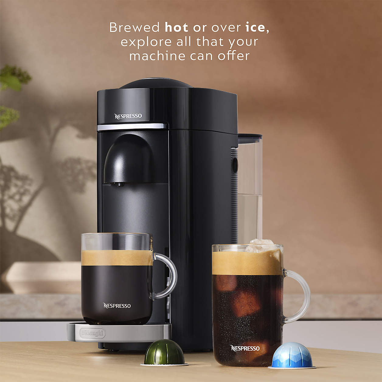 Nespresso Vertuo Plus Deluxe Coffee and Espresso Machine by De'Longhi