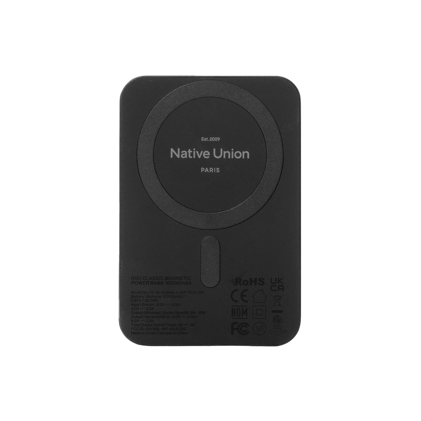(Re)Classic Power Bank 10000mAh Magnetic Black