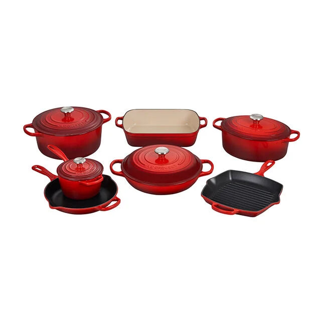 11pc Signature Cast Iron Ultimate Cookware Set