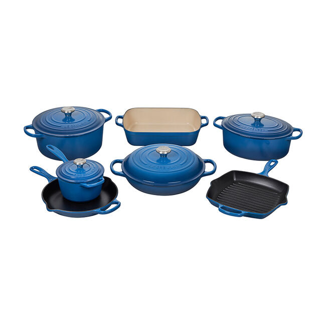 11pc Signature Cast Iron Ultimate Cookware Set