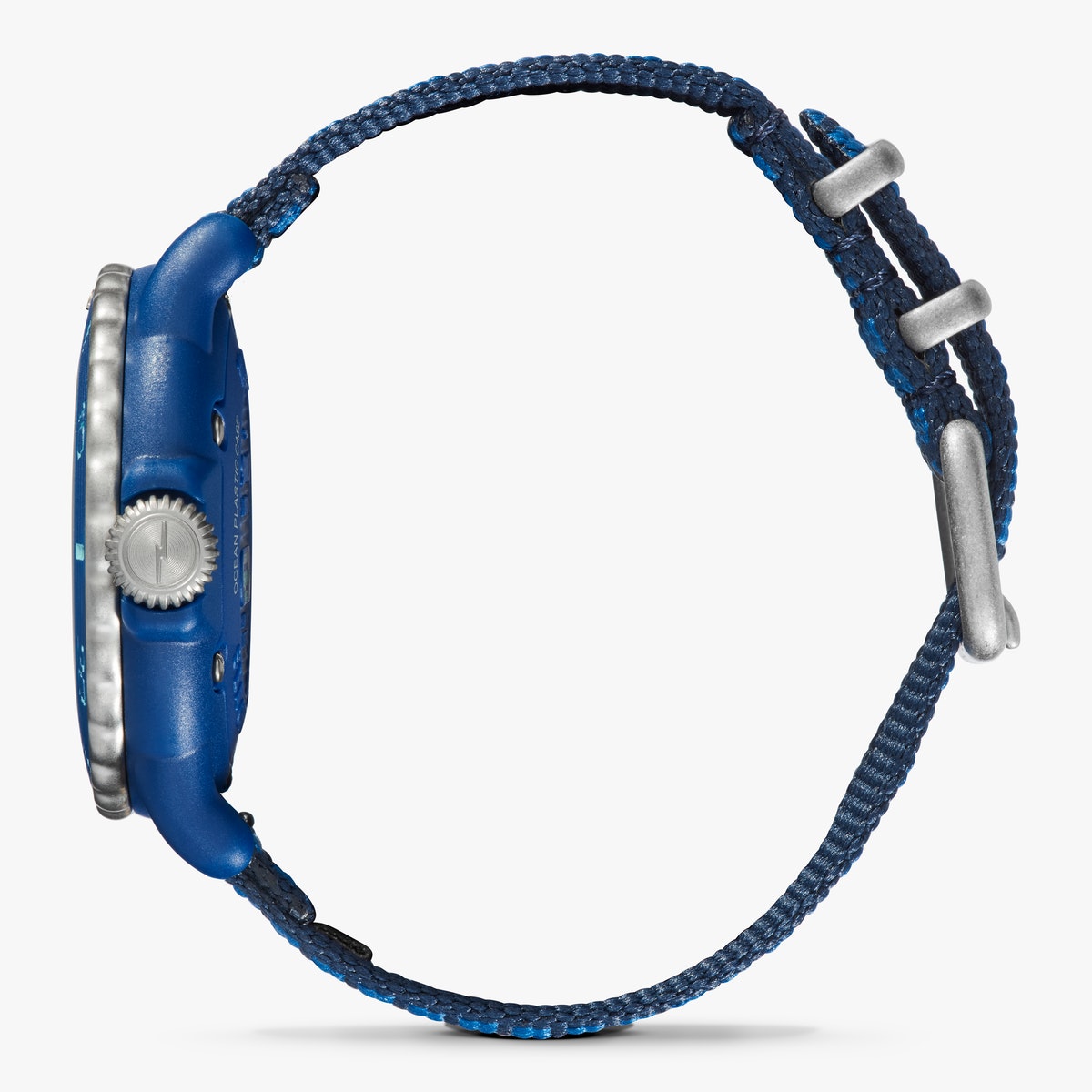 Unisex Sea Creatures Detrola Sea Blue Woven Strap Watch