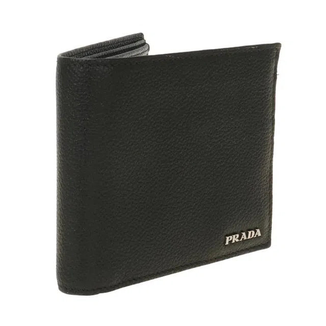 Grain Leather Bi-Fold Wallet