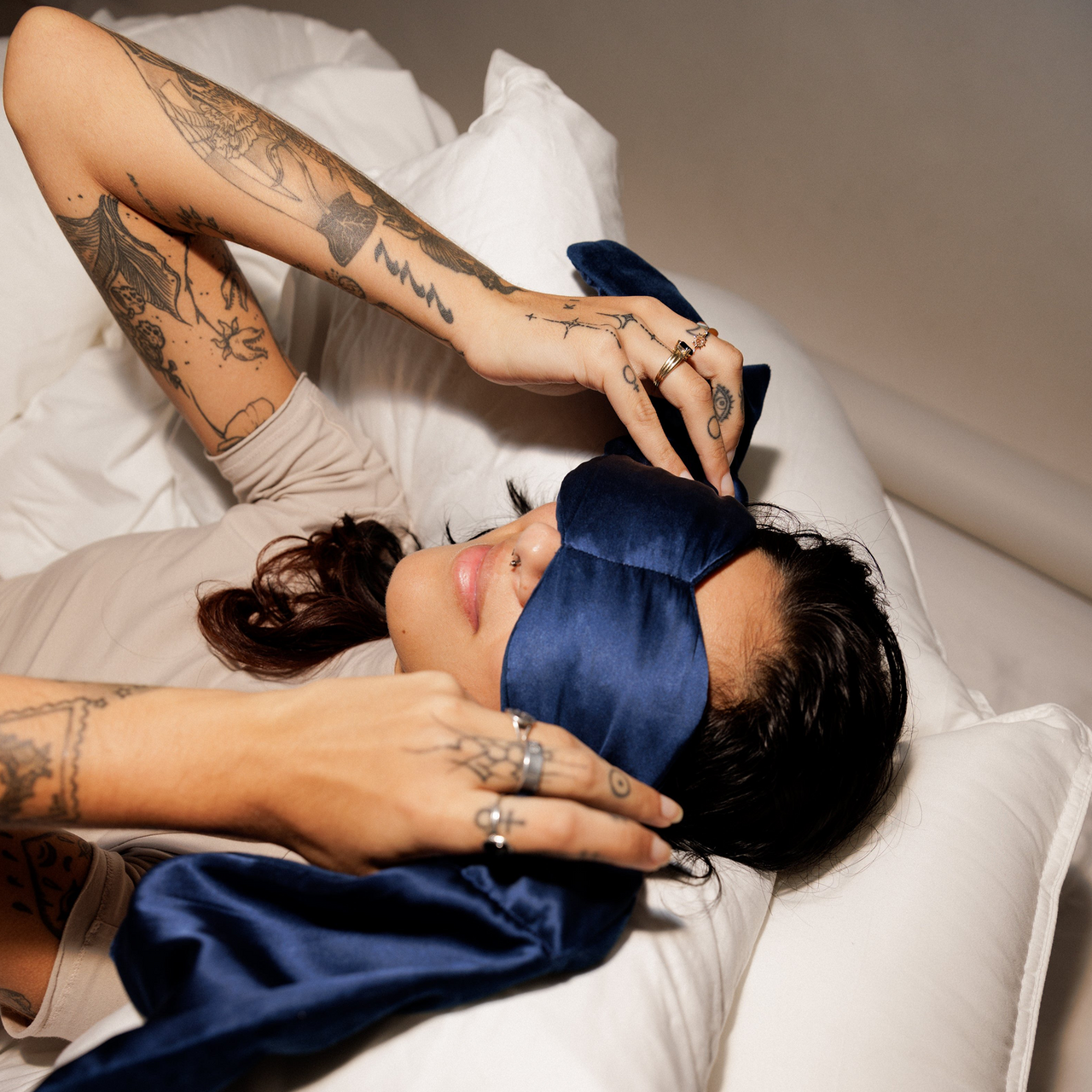 The Silk Weighted Blanket For Your Eyes