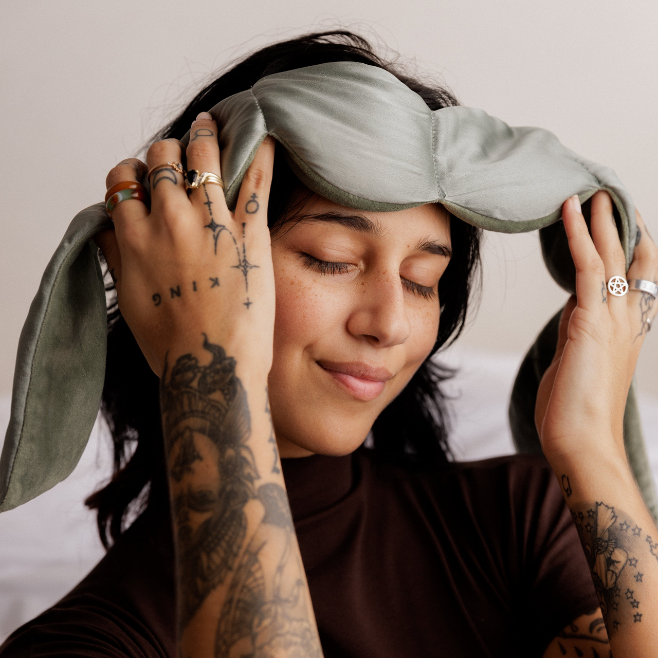 The Silk Weighted Blanket For Your Eyes