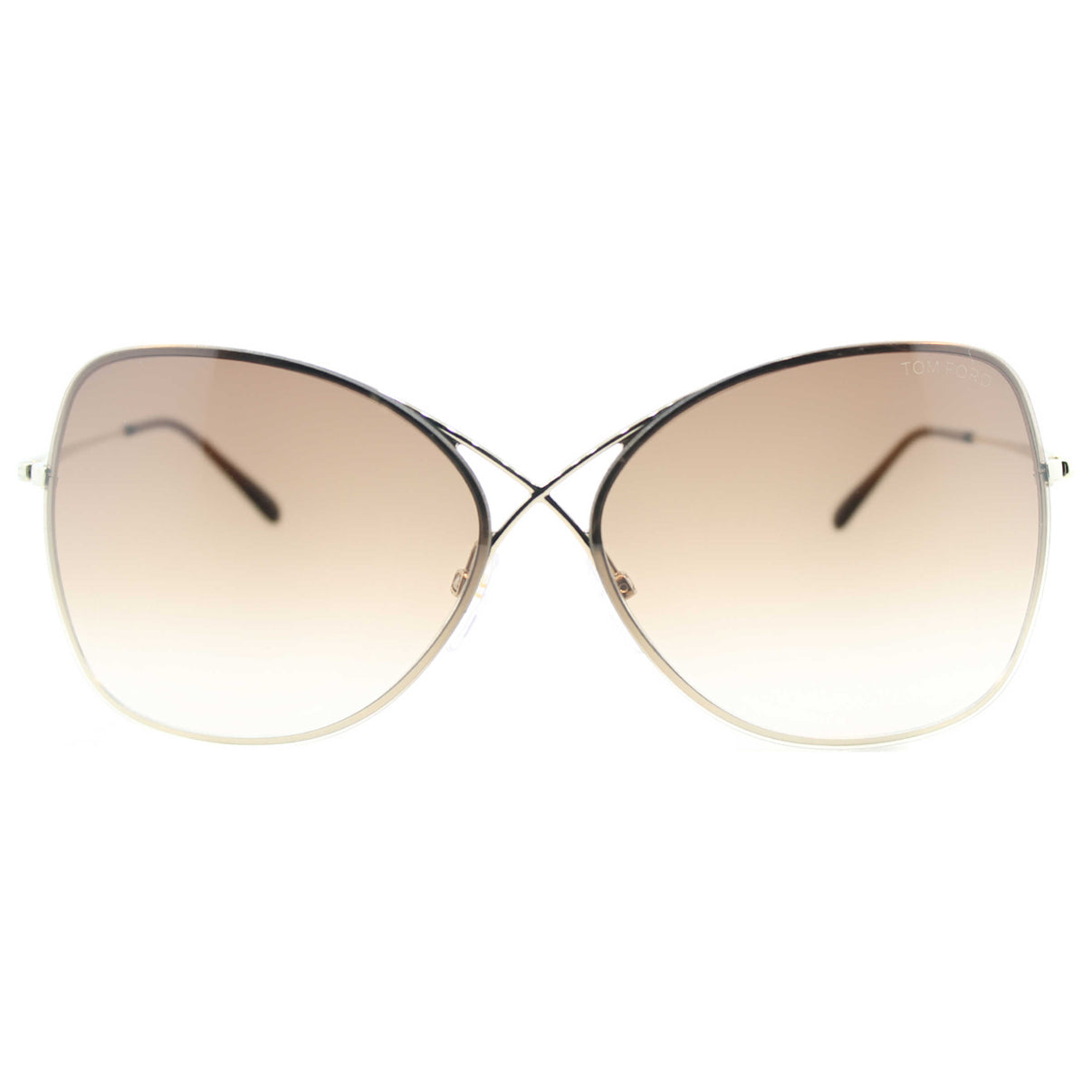 Collete Women's Gold Aviator Sunglasses