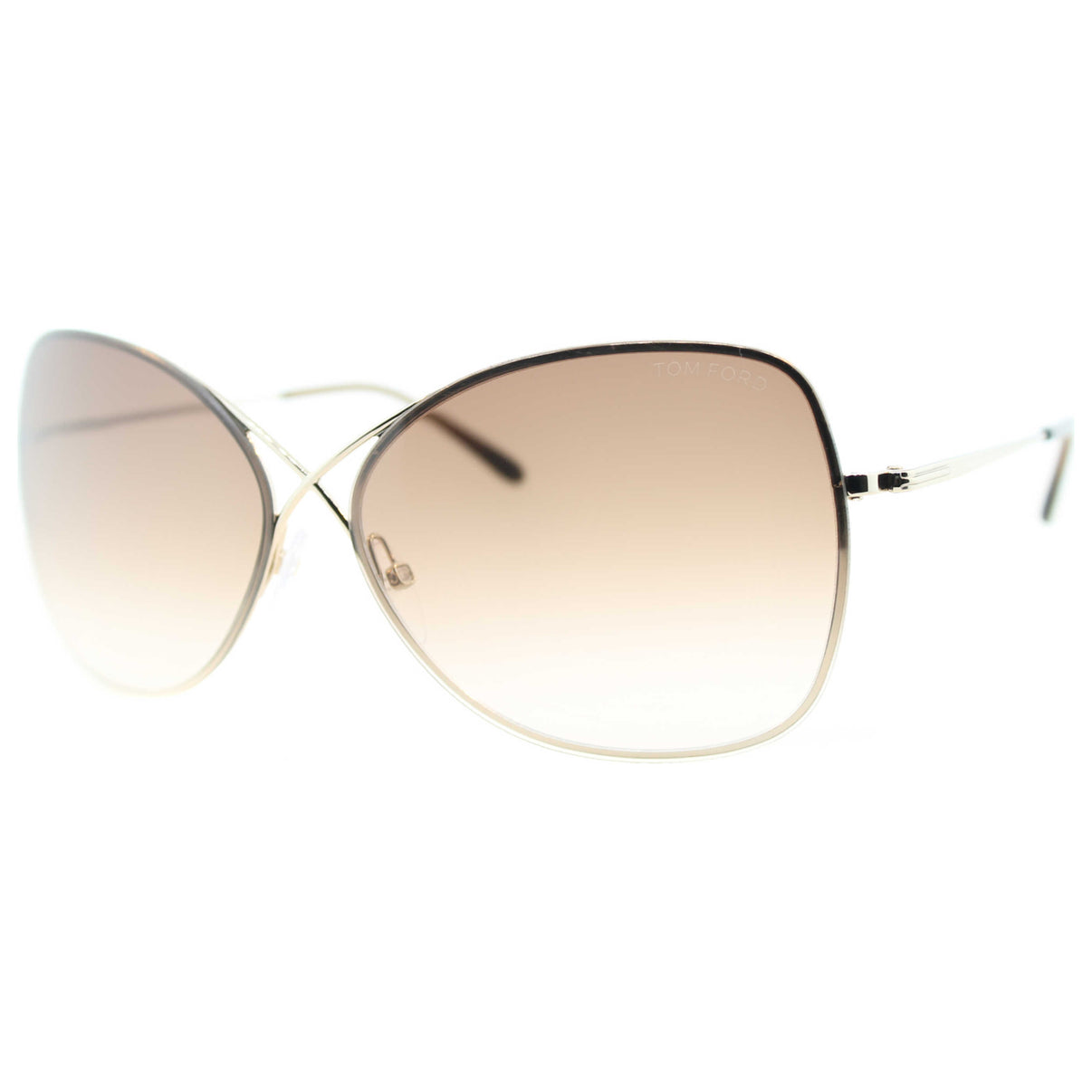 Collete Women's Gold Aviator Sunglasses