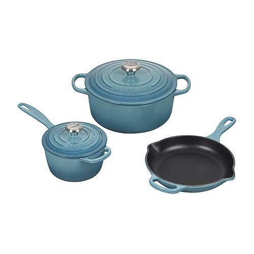 Le Creuset Signature Enameled Cast Iron 5-Piece Cookware Set