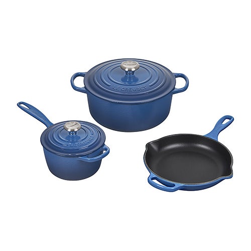 Le Creuset Signature Enameled Cast Iron 5-Piece Cookware Set