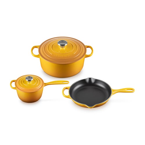 Le Creuset Signature Enameled Cast Iron 5-Piece Cookware Set