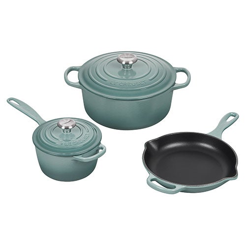 Le Creuset Signature Enameled Cast Iron 5-Piece Cookware Set