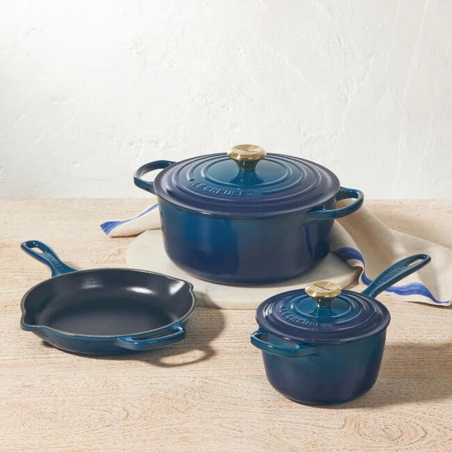 Le Creuset Signature Enameled Cast Iron 5-Piece Cookware Set