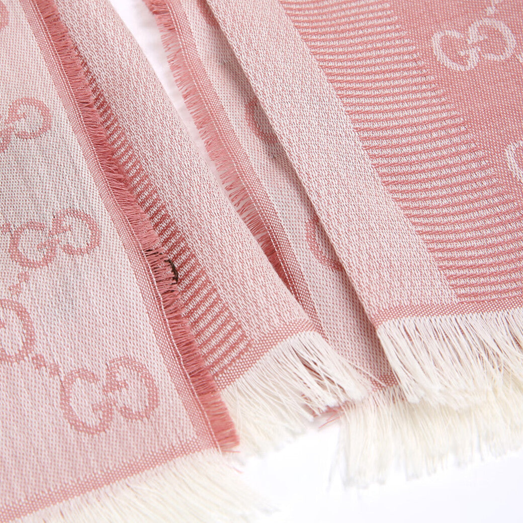 Jacquard Silk Wool Shawl