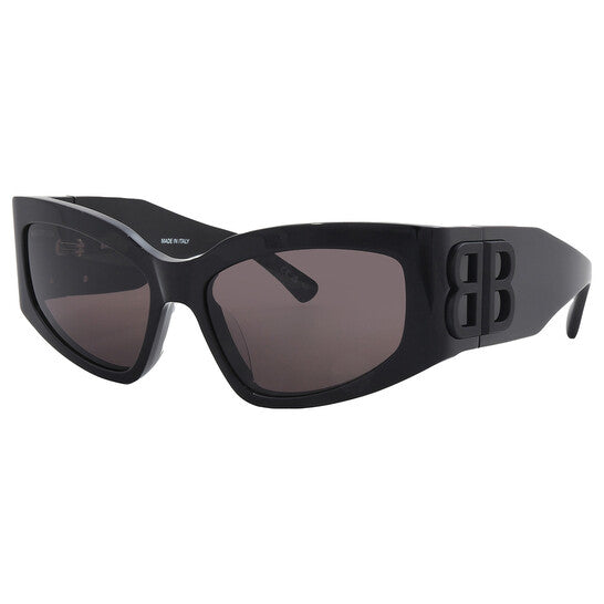 Women's Soft Cat Eye Sunglasses-Black