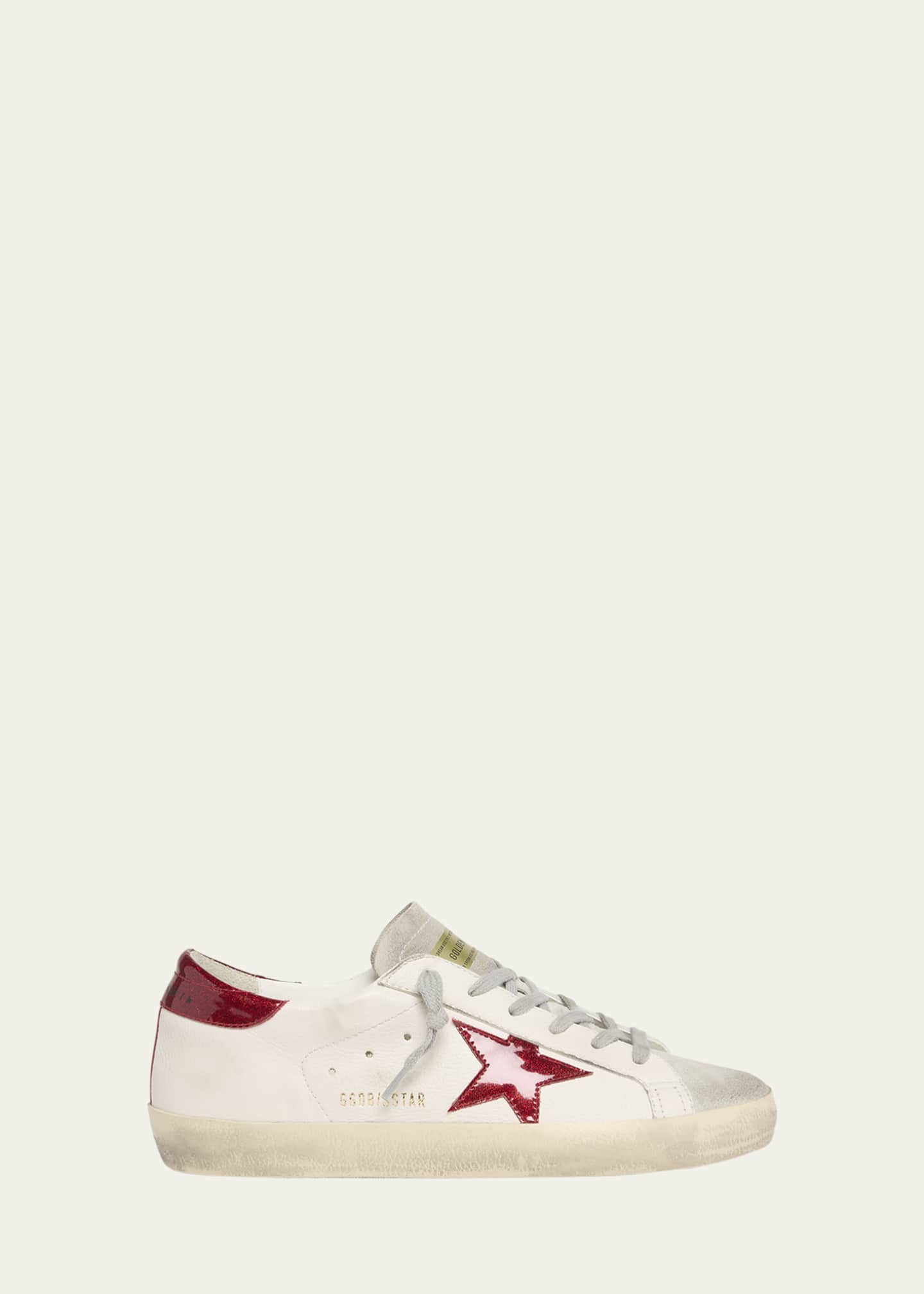 Golden Goose Superstar 'Glittery Red Star'