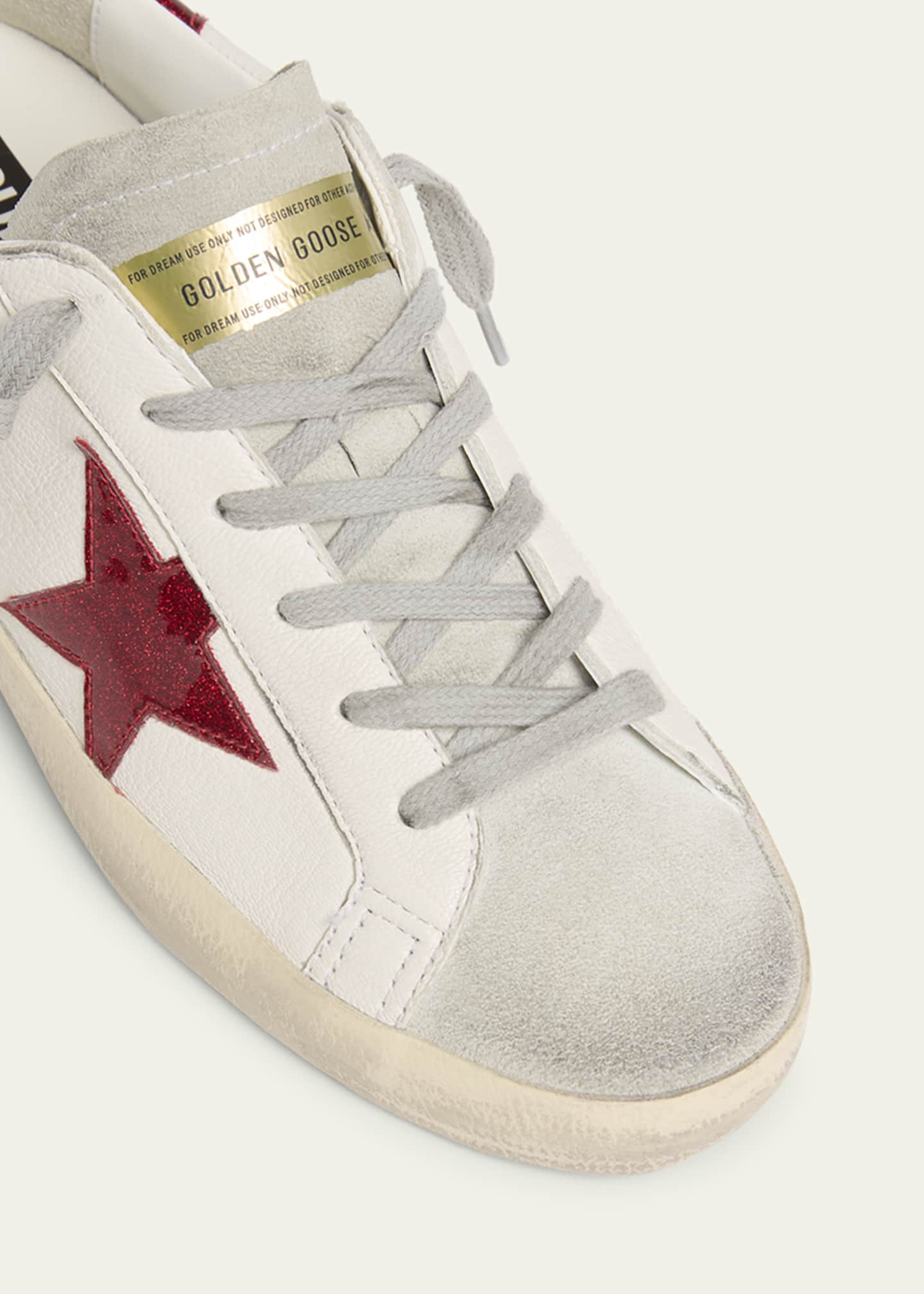 Golden Goose Superstar 'Glittery Red Star'