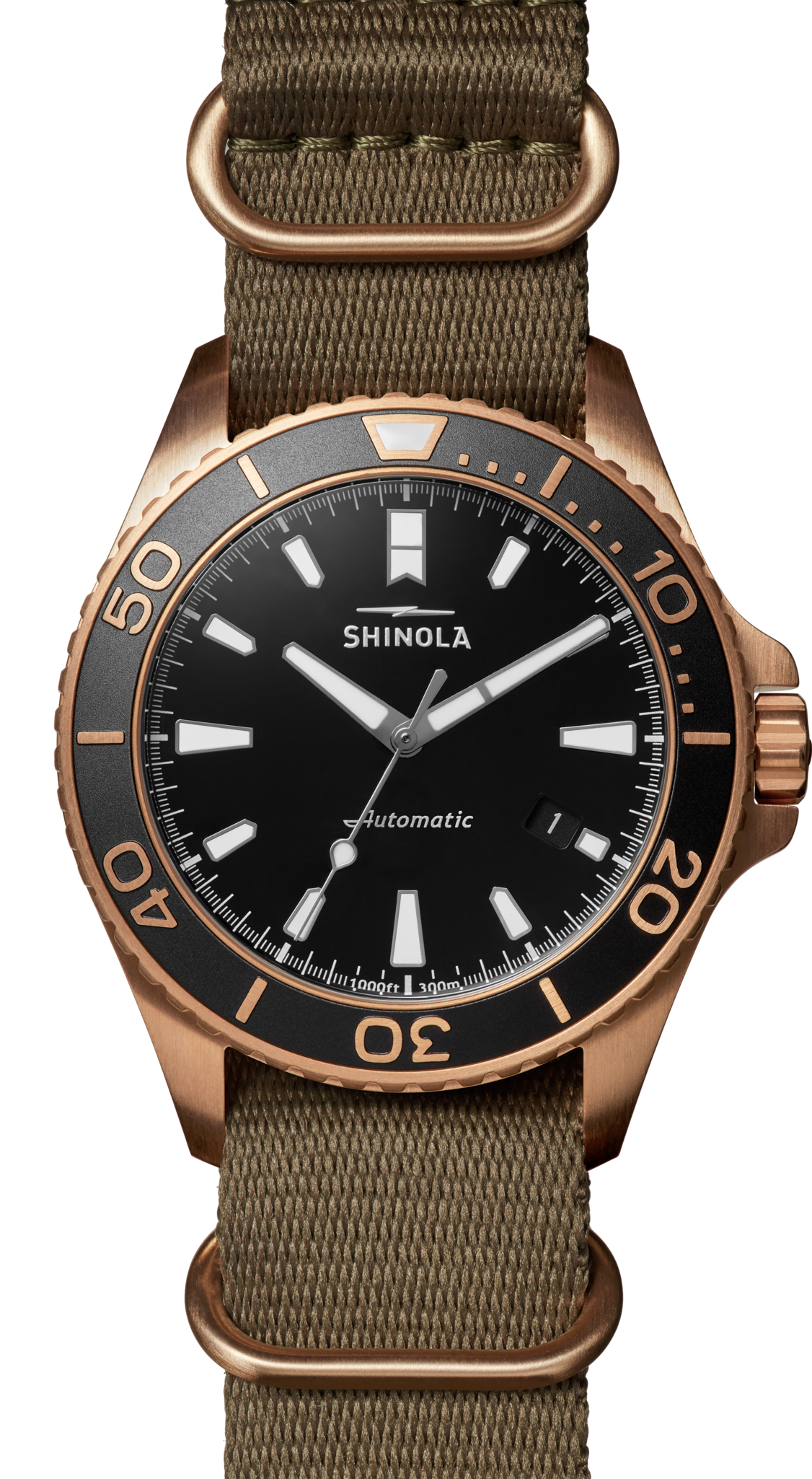 Mens' Bronze Monster Automatic Watch 43mm