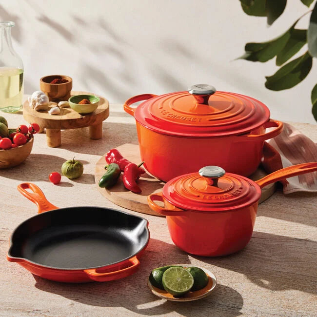 Le Creuset Signature Enameled Cast Iron 5-Piece Cookware Set