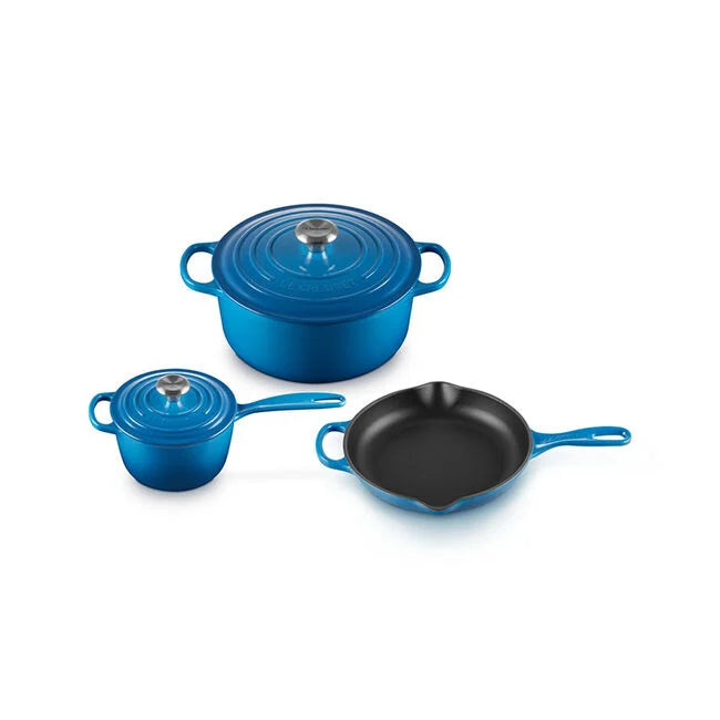 Le Creuset Signature Enameled Cast Iron 5-Piece Cookware Set